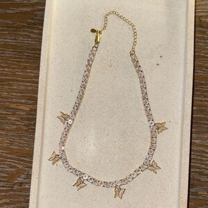 Elegant Gold Butterfly Necklace